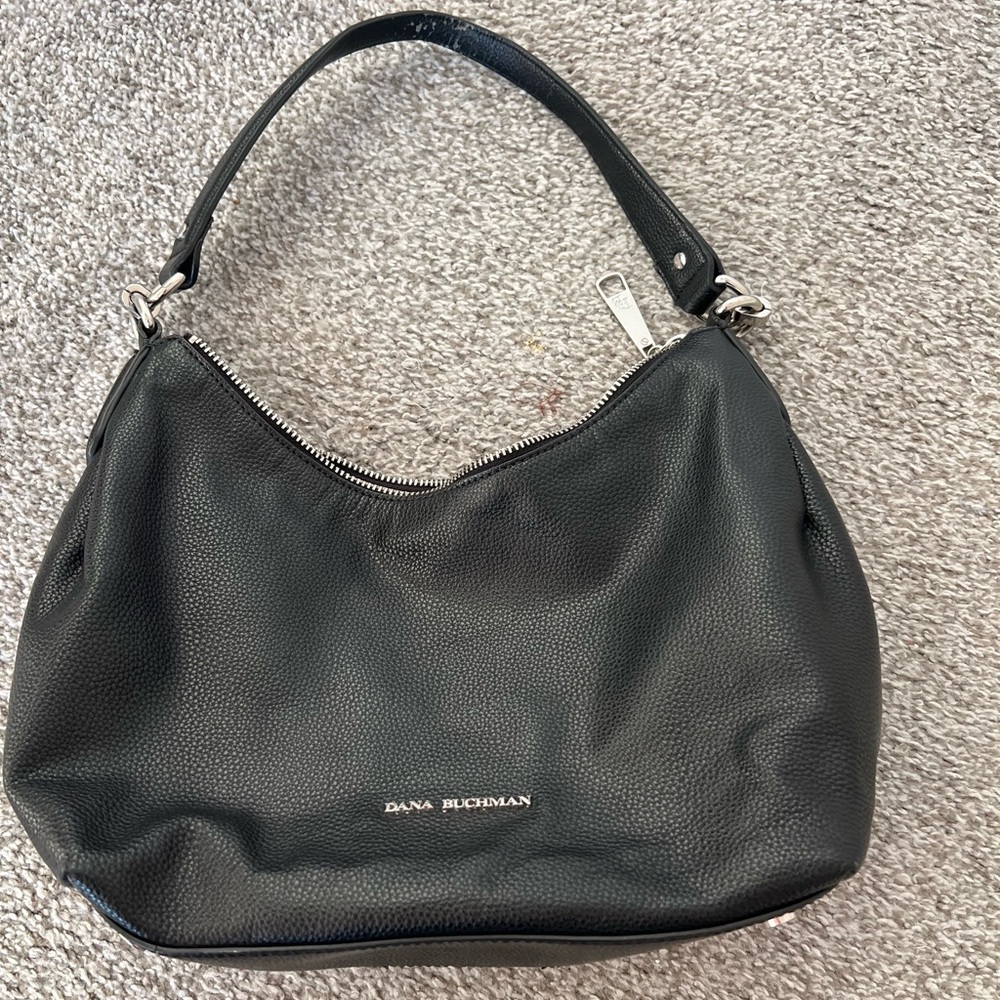 Dana Buchman Classic Black Hobo Bag